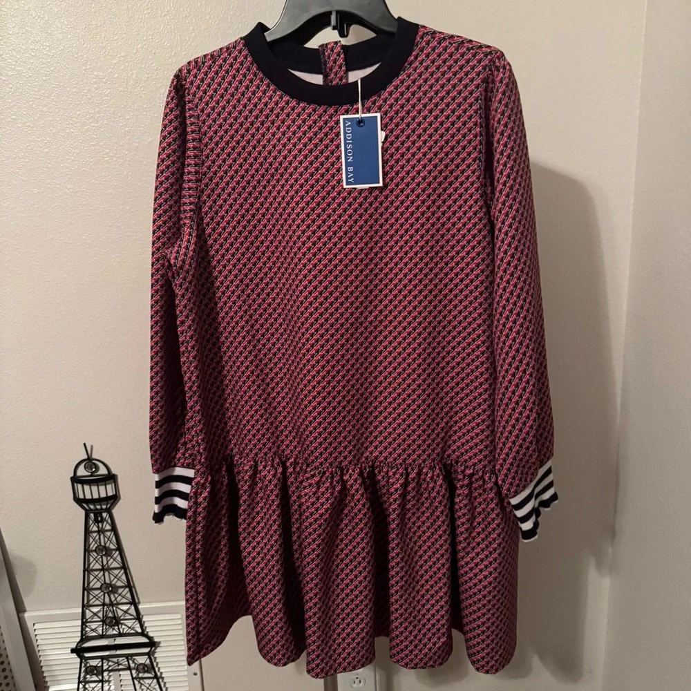 NWT Addison Bay Active Crepe Vine Dress Sz M - Picture 8 of 12